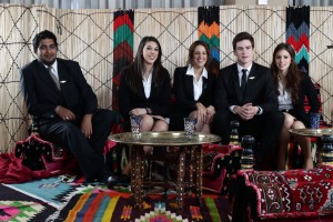 PhotoCall avec le team d'accueil