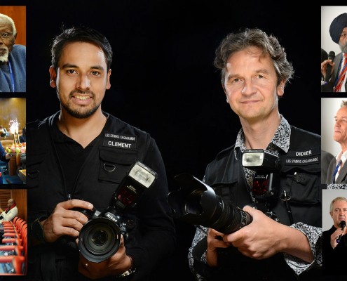 (de droite à gauche) Didier et Benoit des Studios Casagrande